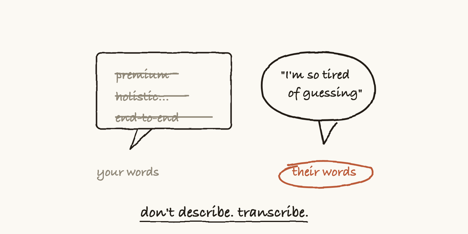Stop Writing.